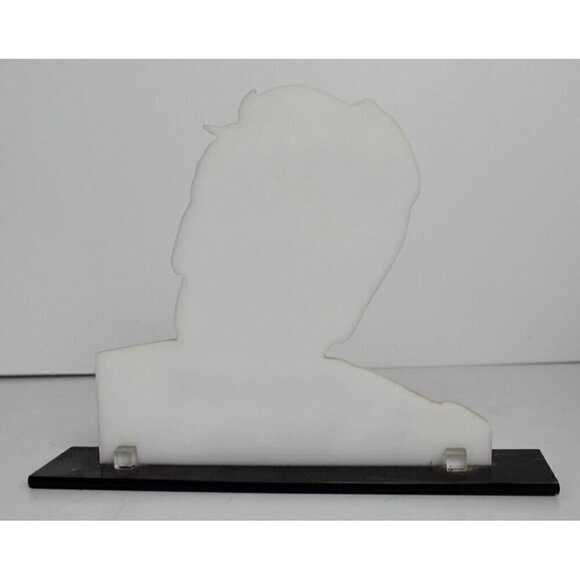 Vintage Elvis Presely Photo Statuettes Acrylic Photo Cut Outs Picture Sculptures - Picture 2 of 2